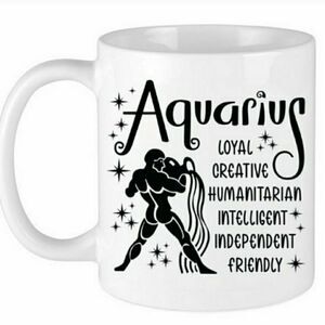 *Coffee mug, ZODIAC Aquarius